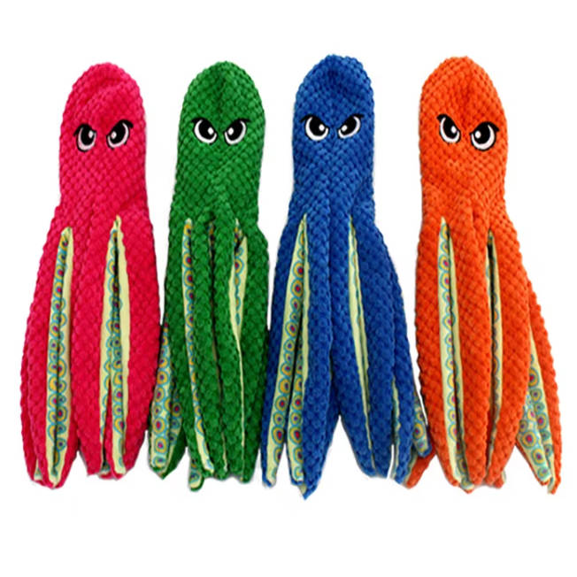 Cute Plush Octopus Dog Toy